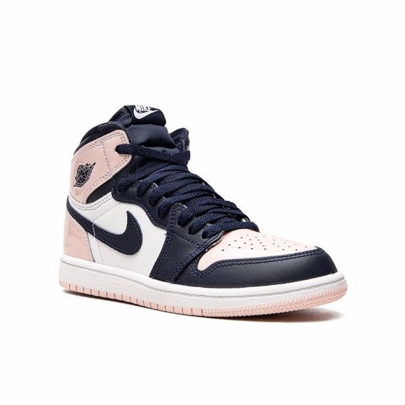 Air Jordan 1 Retro High OG "Bubble Gum" Sneakers Size 13 Kids - Picture 1 of 9